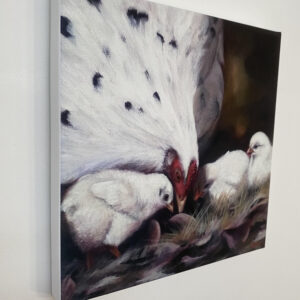 Hen and Chicks Carolyn Milne Artist